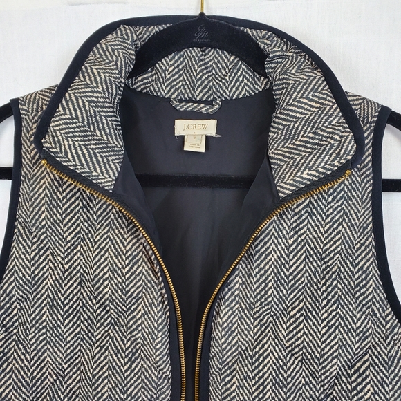 J.Crew Factory | Herringbone Down Vest - Picture 5 of 6
